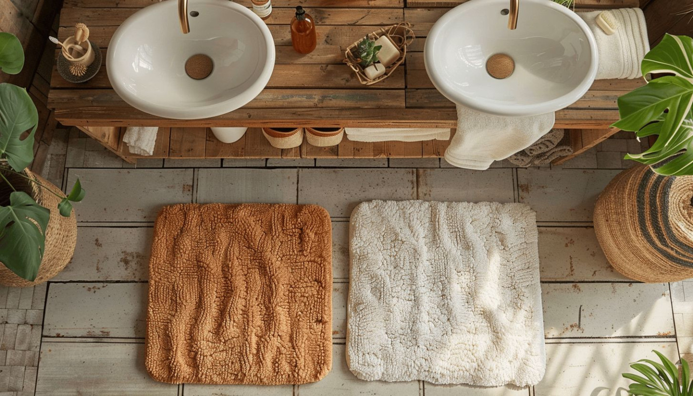 Les meilleurs matériaux pour les tapis de bain en termes de durabilité et de confort
